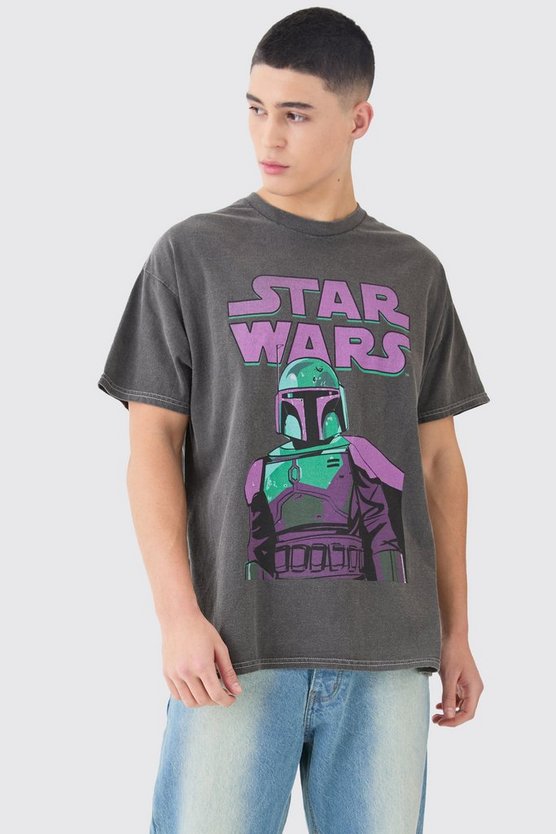 Oversize T-Shirt mit lizenziertem Star Wars Stroop Troop Print
