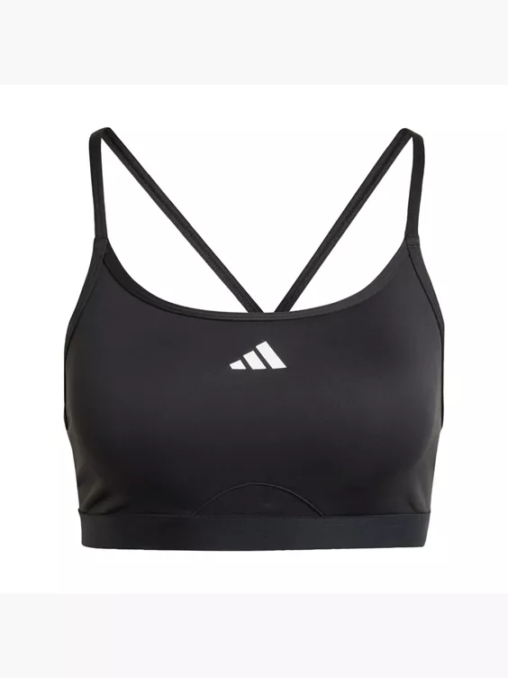 adidas Aeroreact Training 3-Streifen Sport-BH