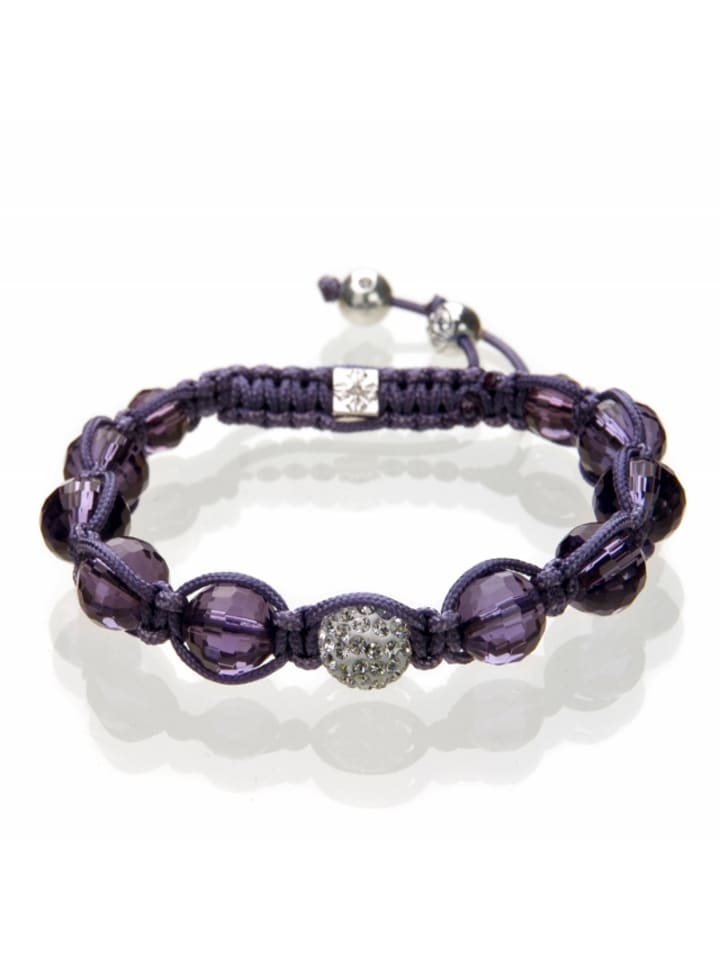 MeinVIPShop Shamballa Armband lila günstig kaufen onesize