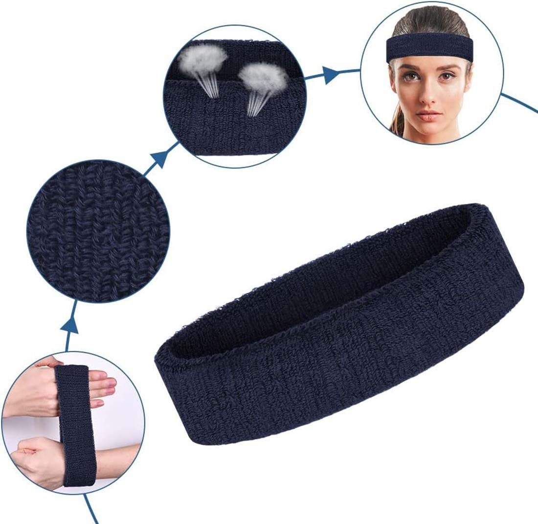 DRSEON Schweißband Handgelenk-Schweißband Fitness-Arm-Schweißband Sport-Schweißband