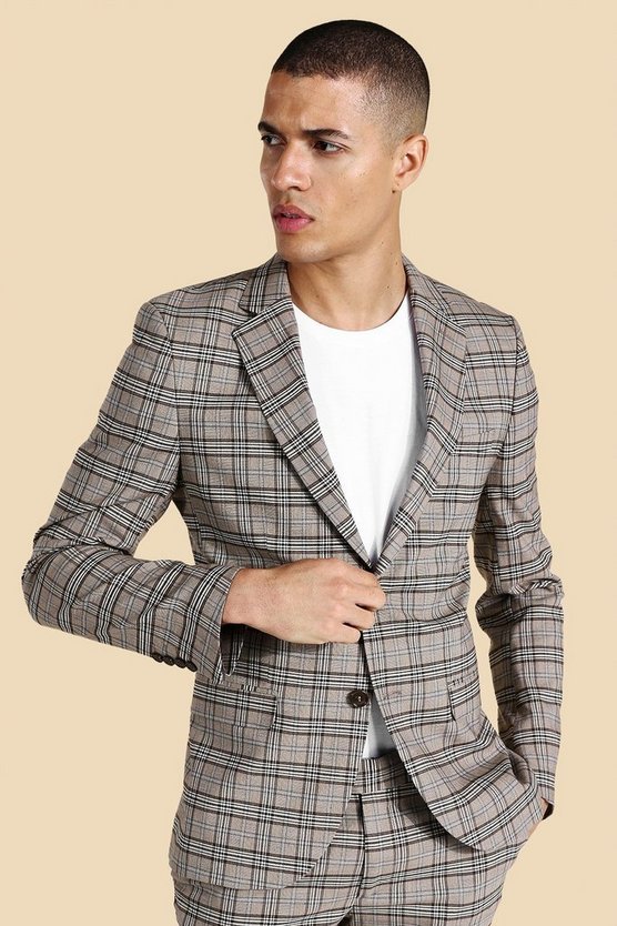 Einreihige Super Skinny Anzugjacke