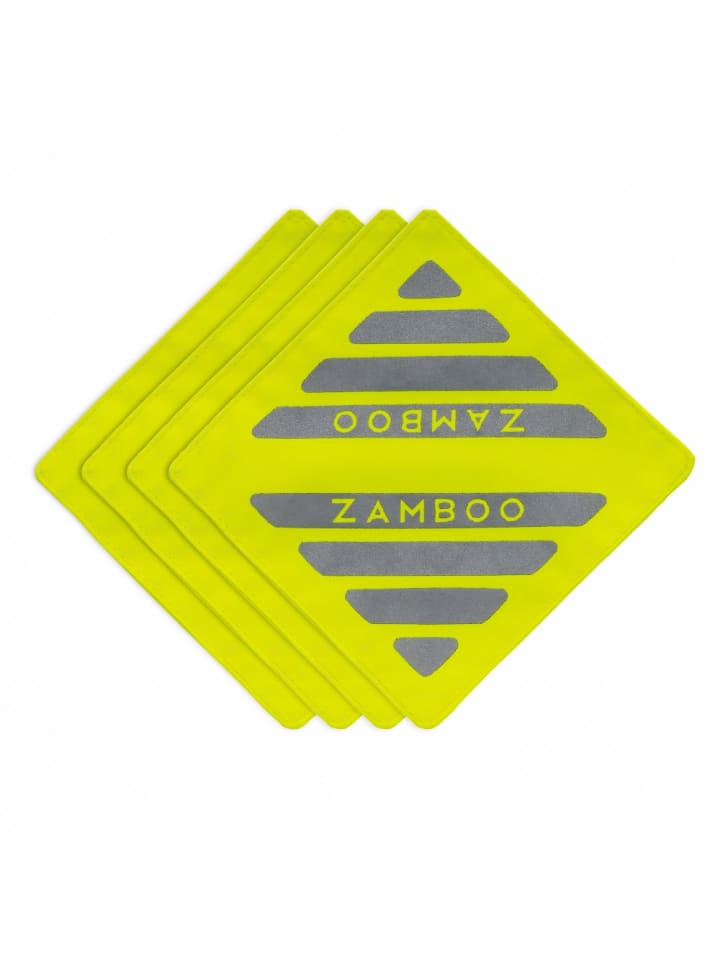 Zamboo Universal Reflektoren für Kinderwagen und Buggys 4er in gelb günstig kaufen onesize
