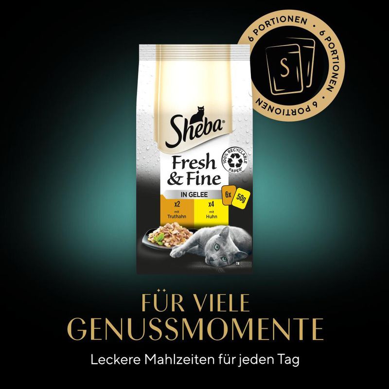 Sheba Fresh & Fine Frischebeutel 6 x 50 g zu TOP-Preisen | bitiba