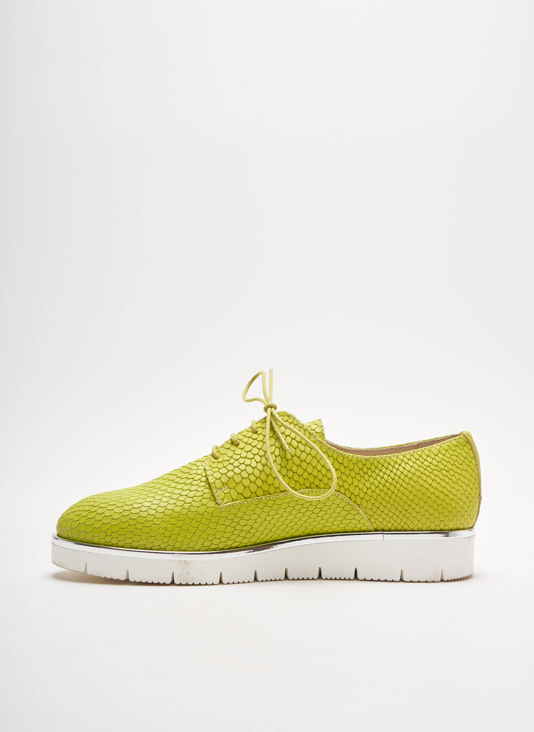 Brodequins Derby Femme couleur vert