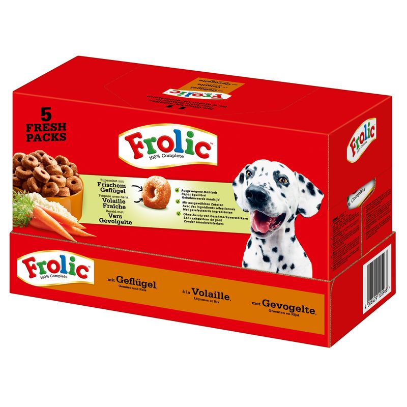Frolic Geflügel, Gemüse + Reis