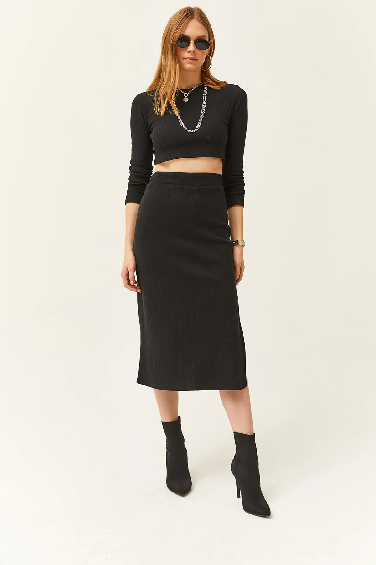 Olalook  Zweiteiler - Schwarz - Regular Fit