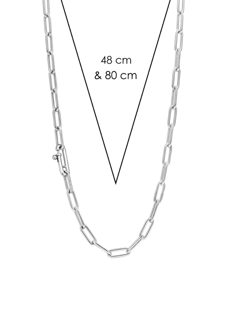 TI SENTO - Milano Silver Link Chain 3947ZI
