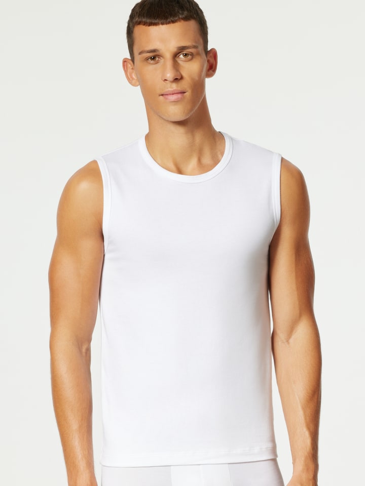 Schiesser Tank Top Uncover in Weiß günstig kaufen