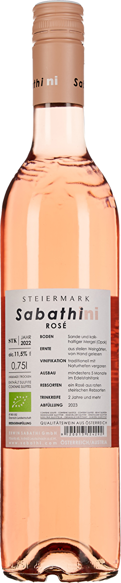 Erwin Sabathi Rosé Sabathini 2022
