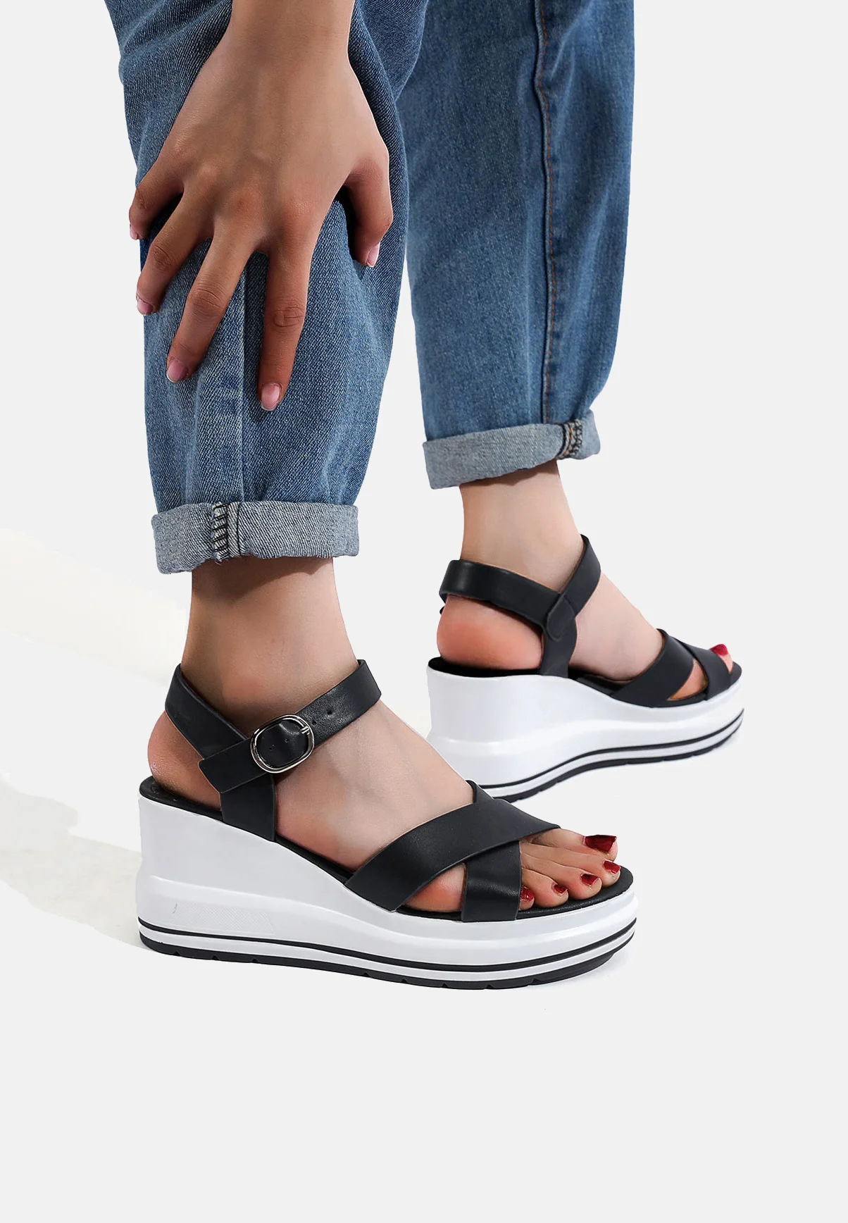 Sandalias de plataforma Queen Helena