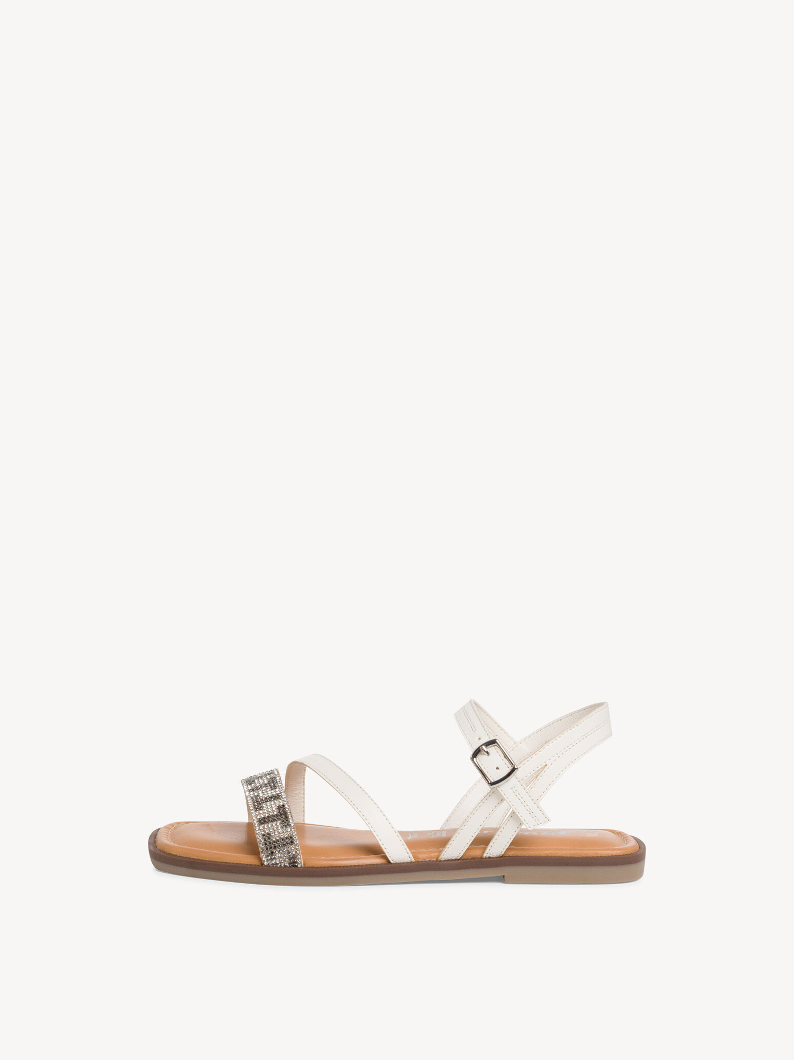 Sandale en cuir - blanc