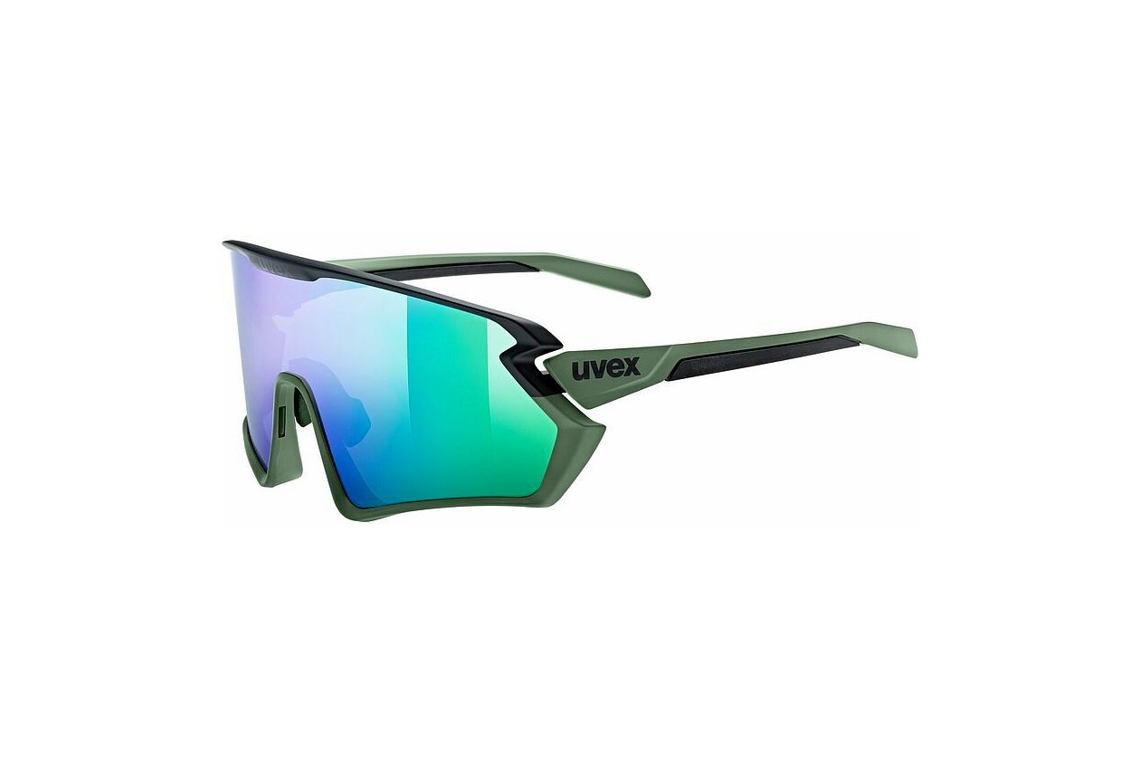 Uvex Sportstyle 231 2.0 Moss Green Black Matt / Mirror Green