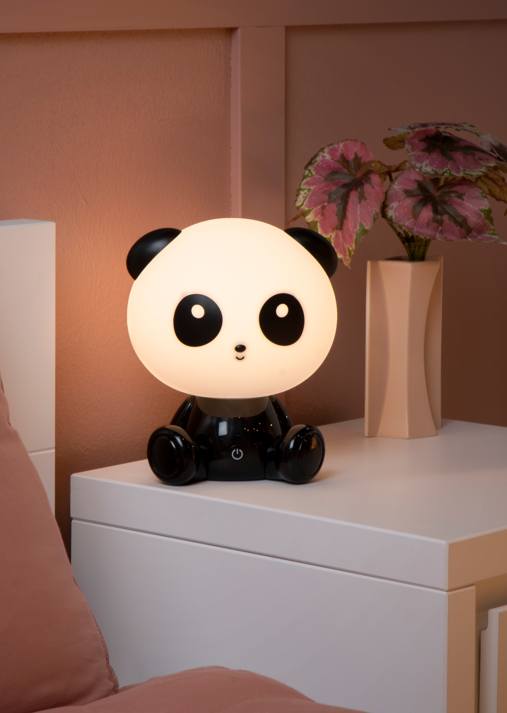 Tischleuchte Dodo Panda schwarz