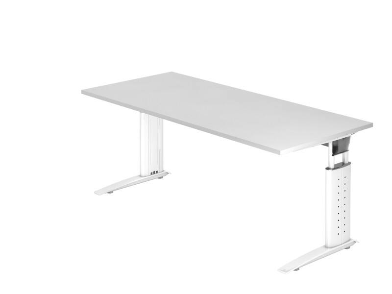 Hammerbacher Schreibtisch US19 180X180CM Weiß Weiß