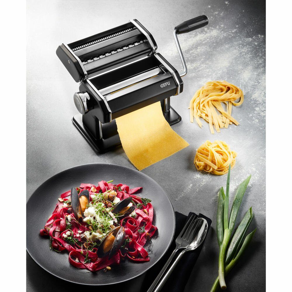 GEFU Nudelmaschine Pasta Perfetta schwarz matt