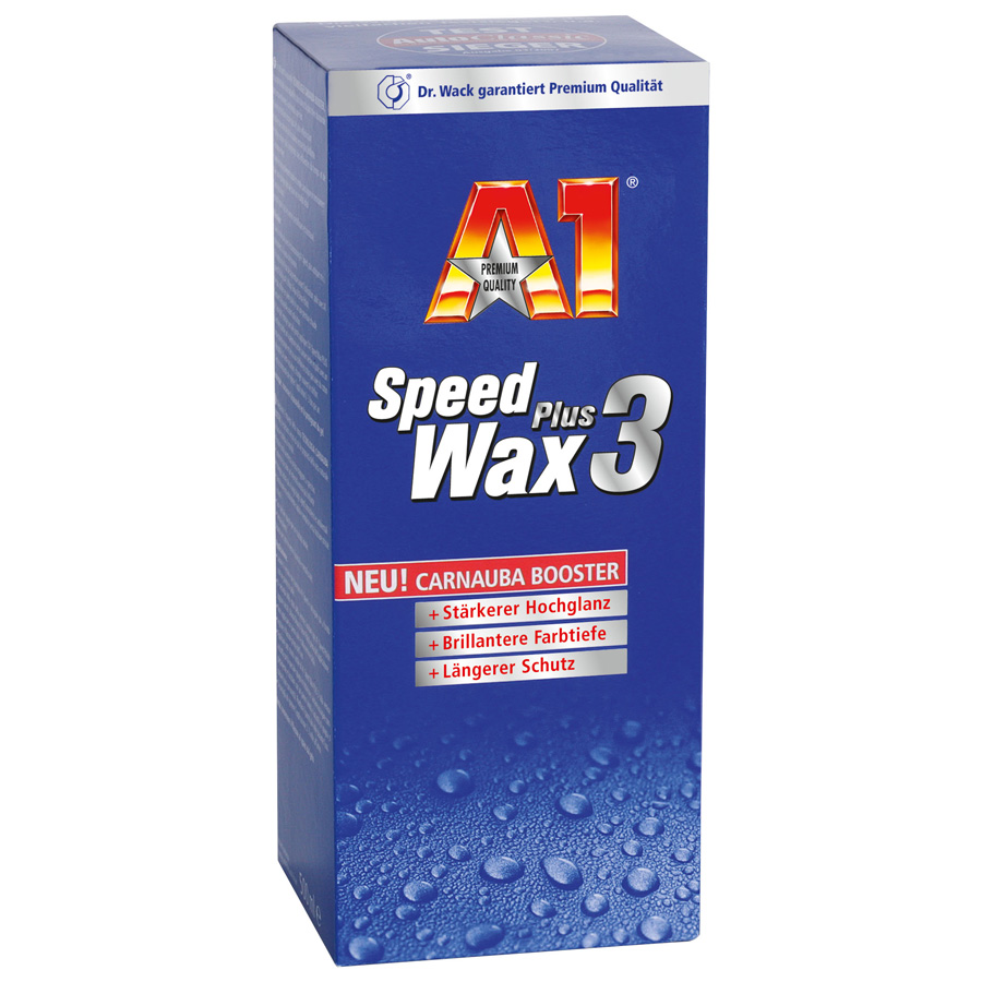 Dr. Wack A1 Speed Wax Plus 3 mit Schwamm 500 ml - ATU