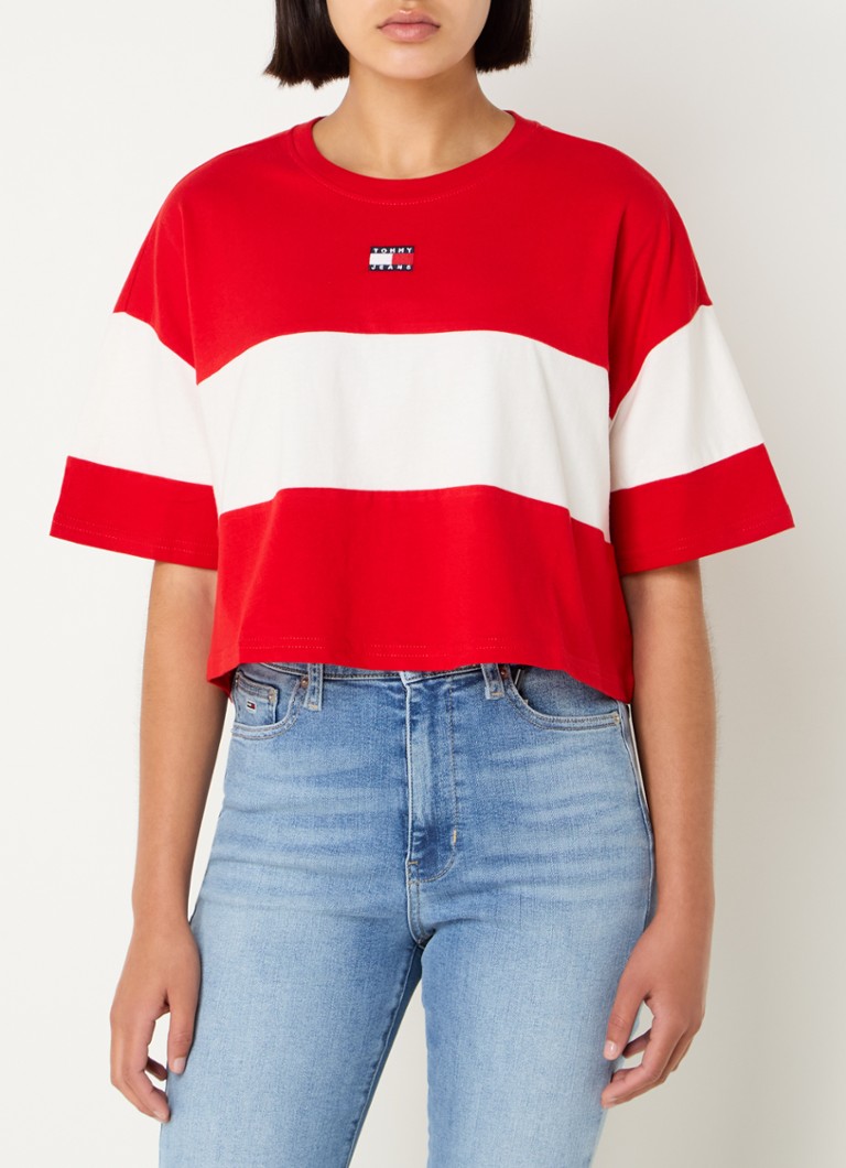 Tommy Hilfiger Cropped T-shirt with logo embroidery