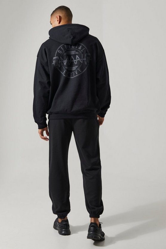 Man Active Hoodie mit Official-Logo