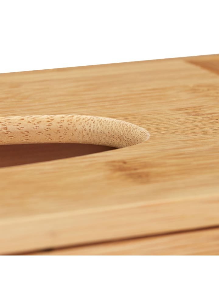 relaxdays Tuchspender in Natur - (B)30,5x (H)9 x (T)14,5 cm günstig kaufen onesize