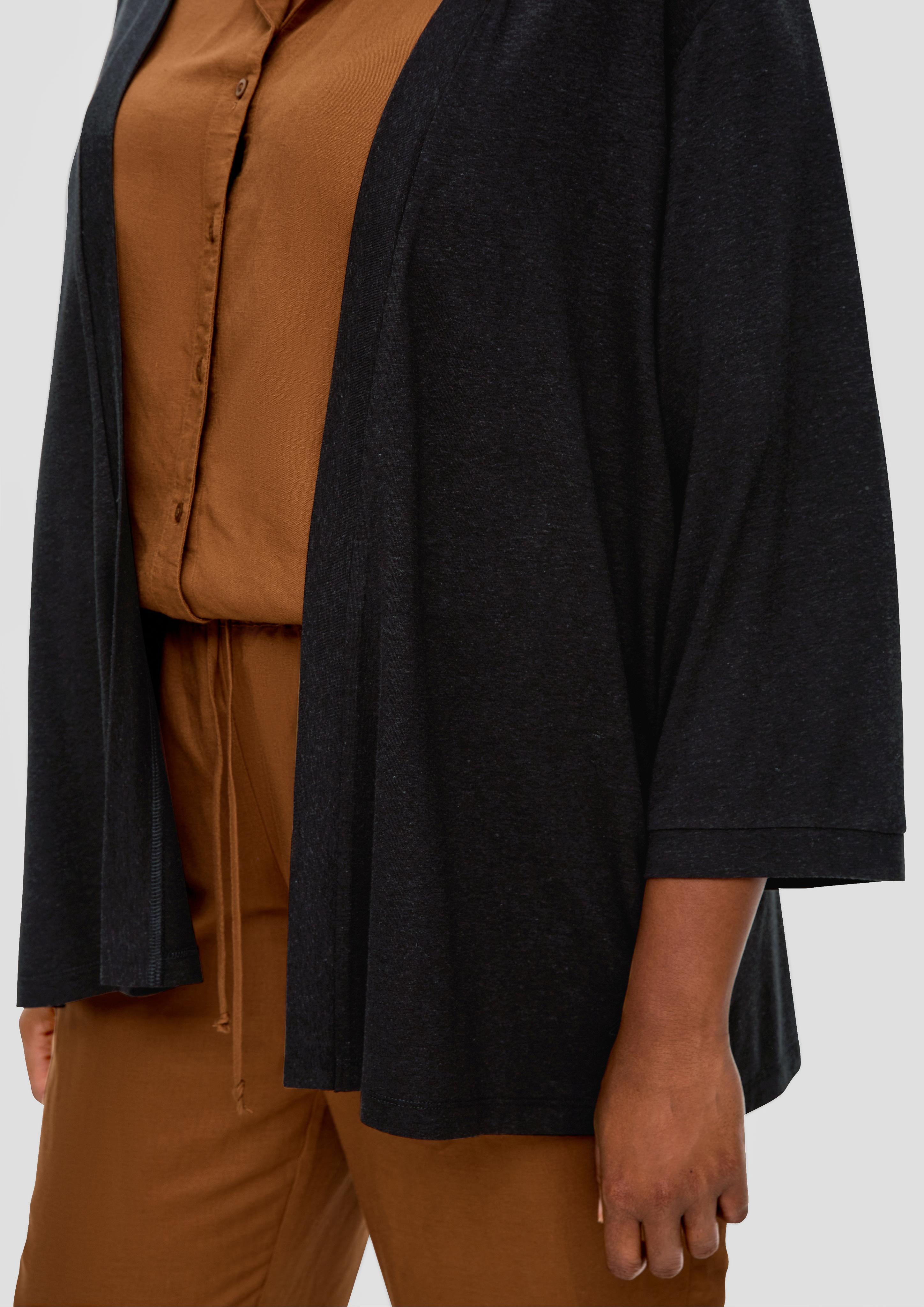 Cardigan aus Viskosemix mit Leinen  2131941-9999