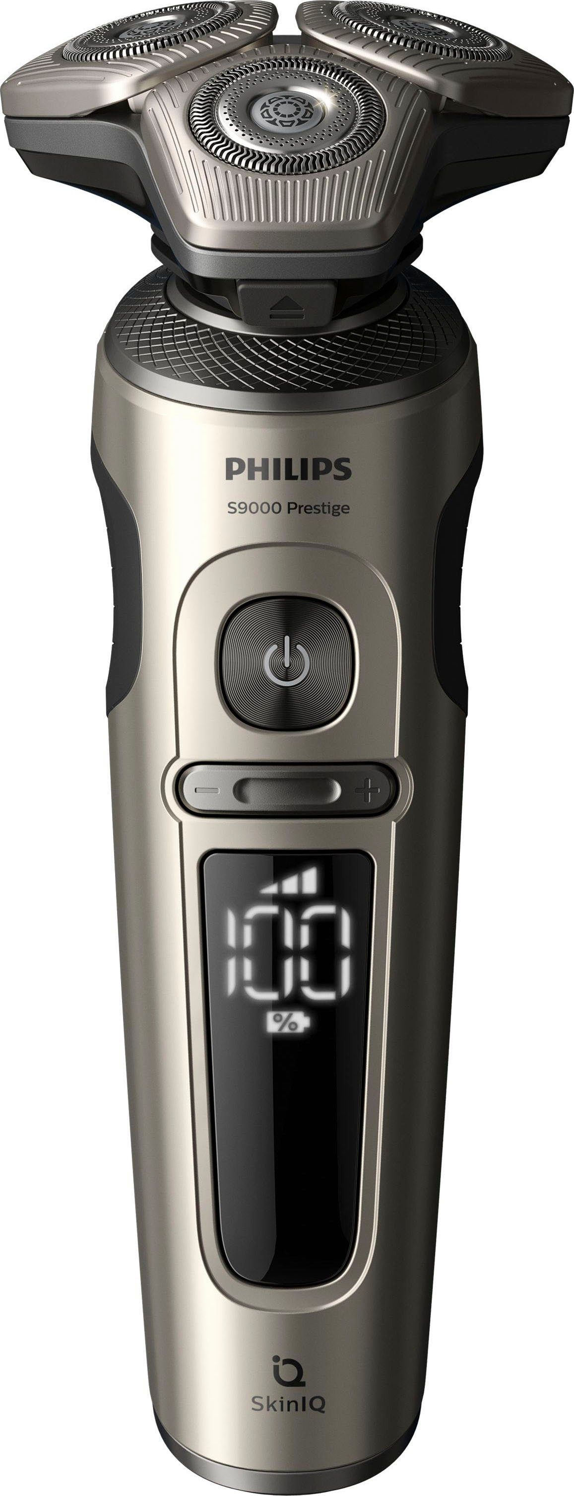 Philips Elektrorasierer Series 9000 Prestige SP9883/36, Reinigungsstation, Aufsätze: 2, Etui, mit SkinIQ Technologie
