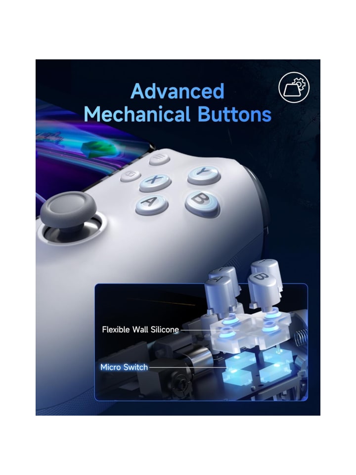 Almina EasySMX M15 Handy Controller Android, Smartphone Controller weiß in Weiß günstig kaufen onesize