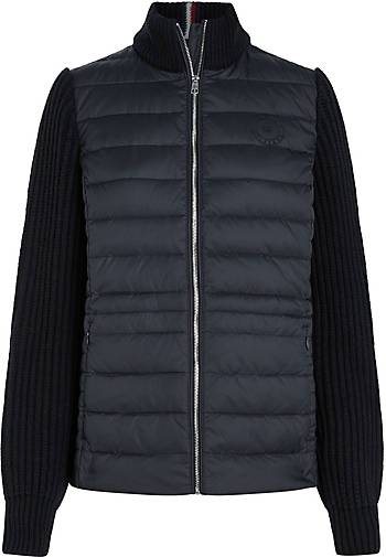 TOMMY HILFIGER Damen Steppjacke KNIT MIX DOWN JACKET