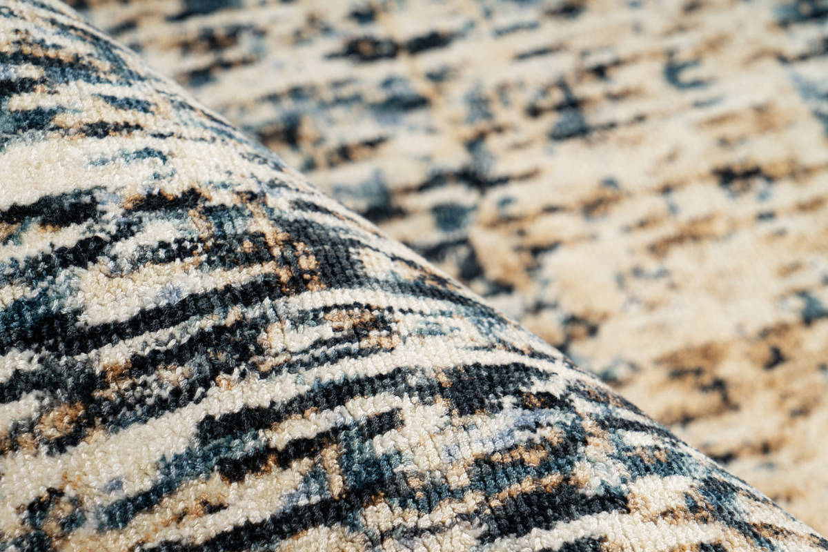 Padiro Teppich Blau / Beige 160cm x 230cm