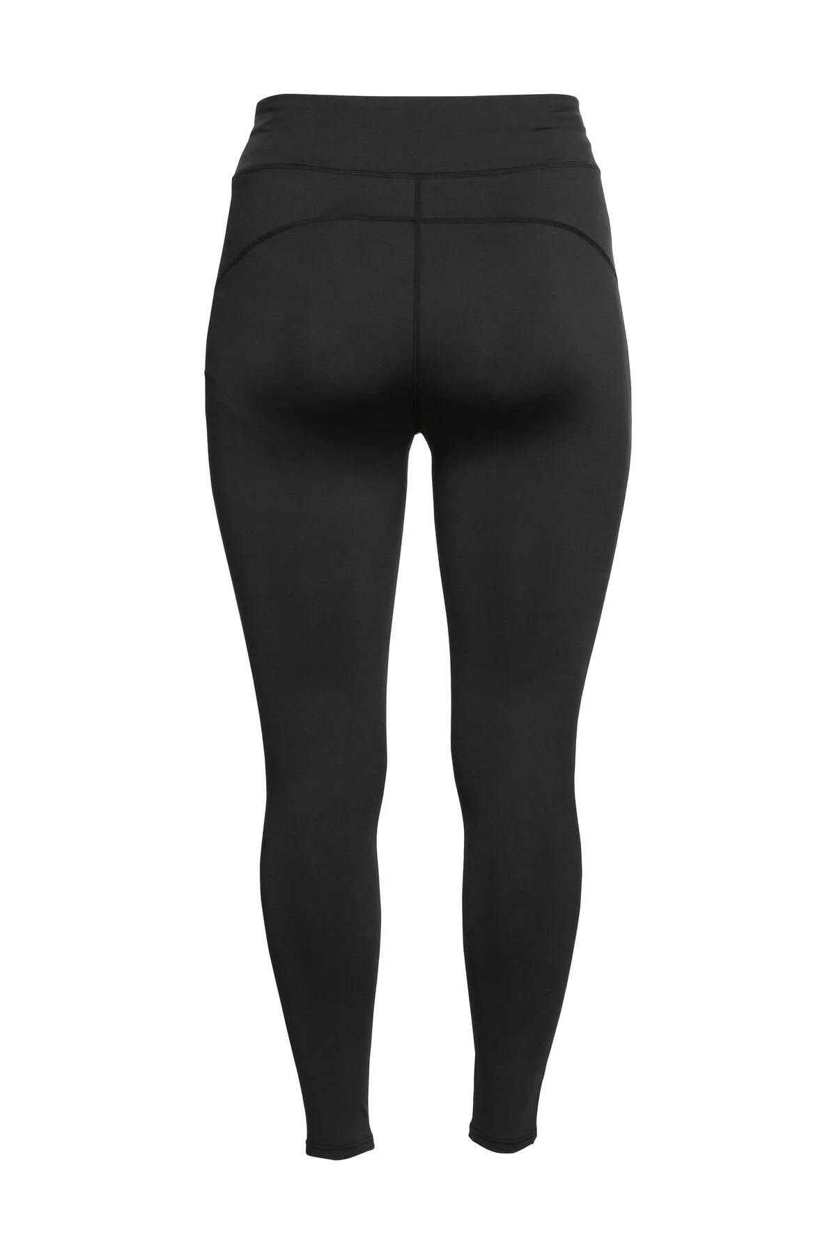 Sheego  Sport-Leggings - Schwarz - Mittlerer Bund