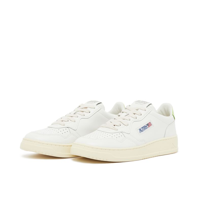 Autry Wmns Medalist Low leat/leat wht/snap grn