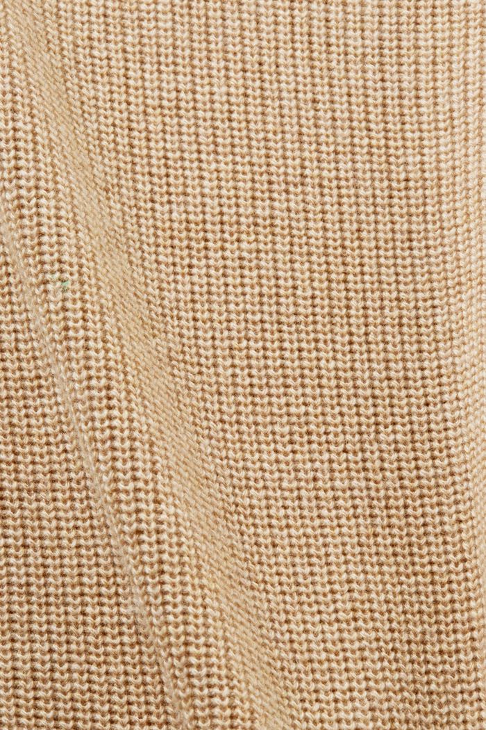Rippstrickweste aus Wollmix