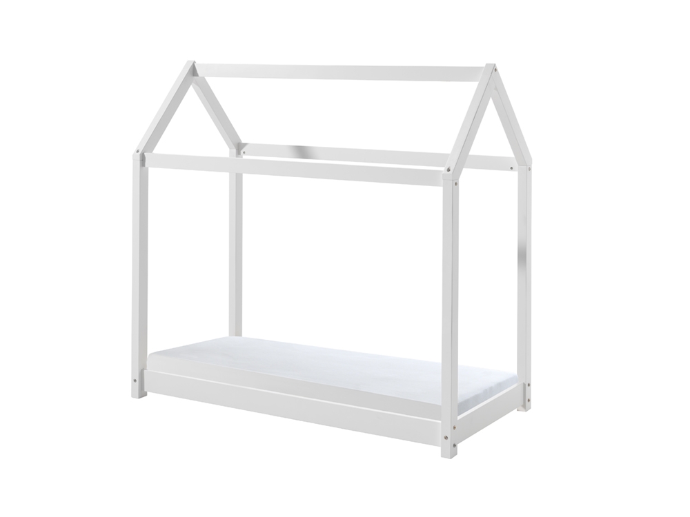 VIPACK Hausbett Liegefläche 70 x 140 cm weiß