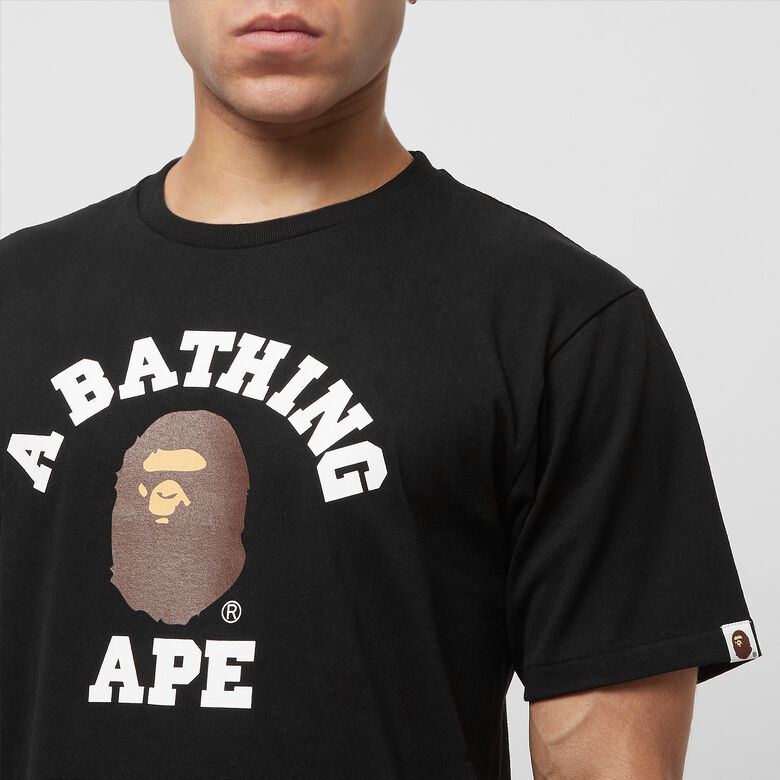 A Bathing Ape College Tee M Black
