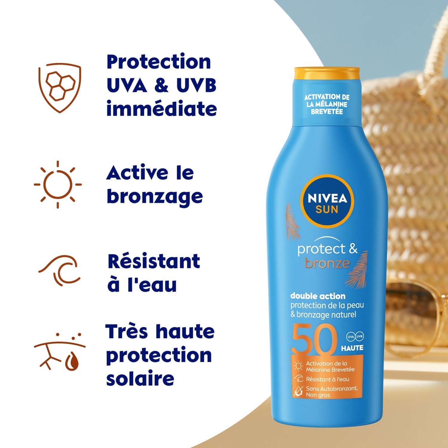 NIVEA apsaugos nuo saulės losjonas SPF50
