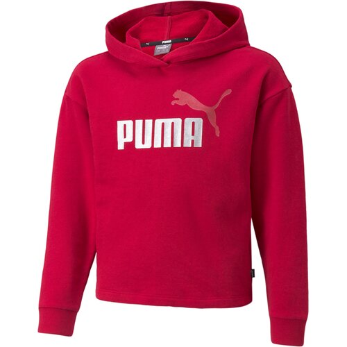 KINDER KAPUZENSWEAT ESS LOGO CROPPED HOODIE TR