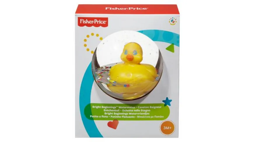 Fisher-Price Entchenball, Baby-Spielzeug, Badewannen-Spielzeug, Baby Ball