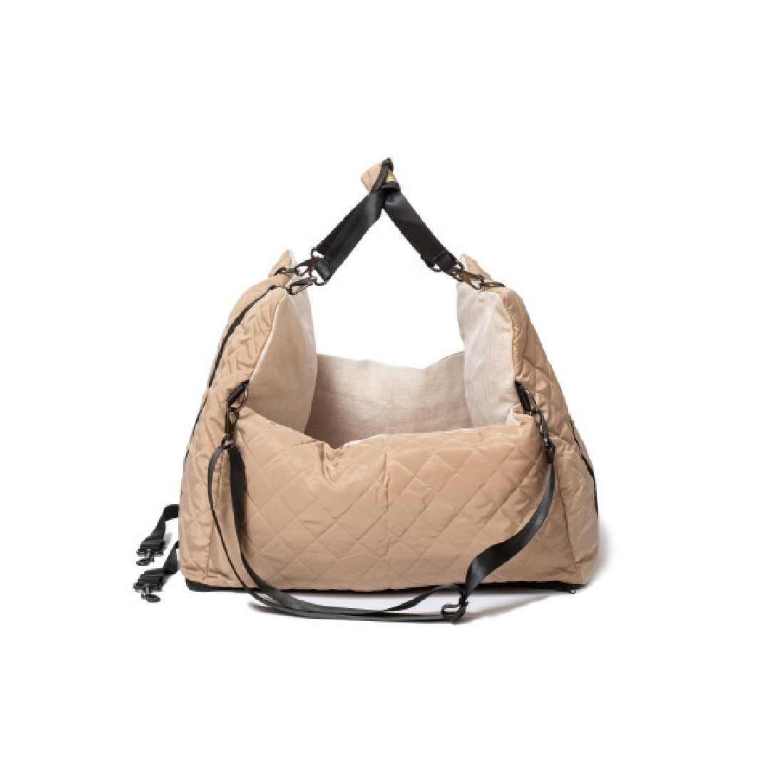 Chiara Tragetaschen Chiara Auto- Hundetasche LIV beige