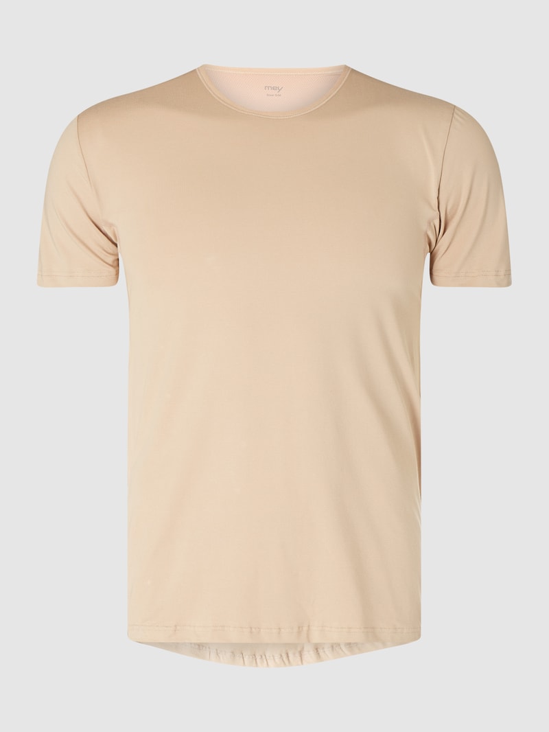 T-Shirt mit Stretch-Anteil Modell 'Das Drunterhemd' in ecru