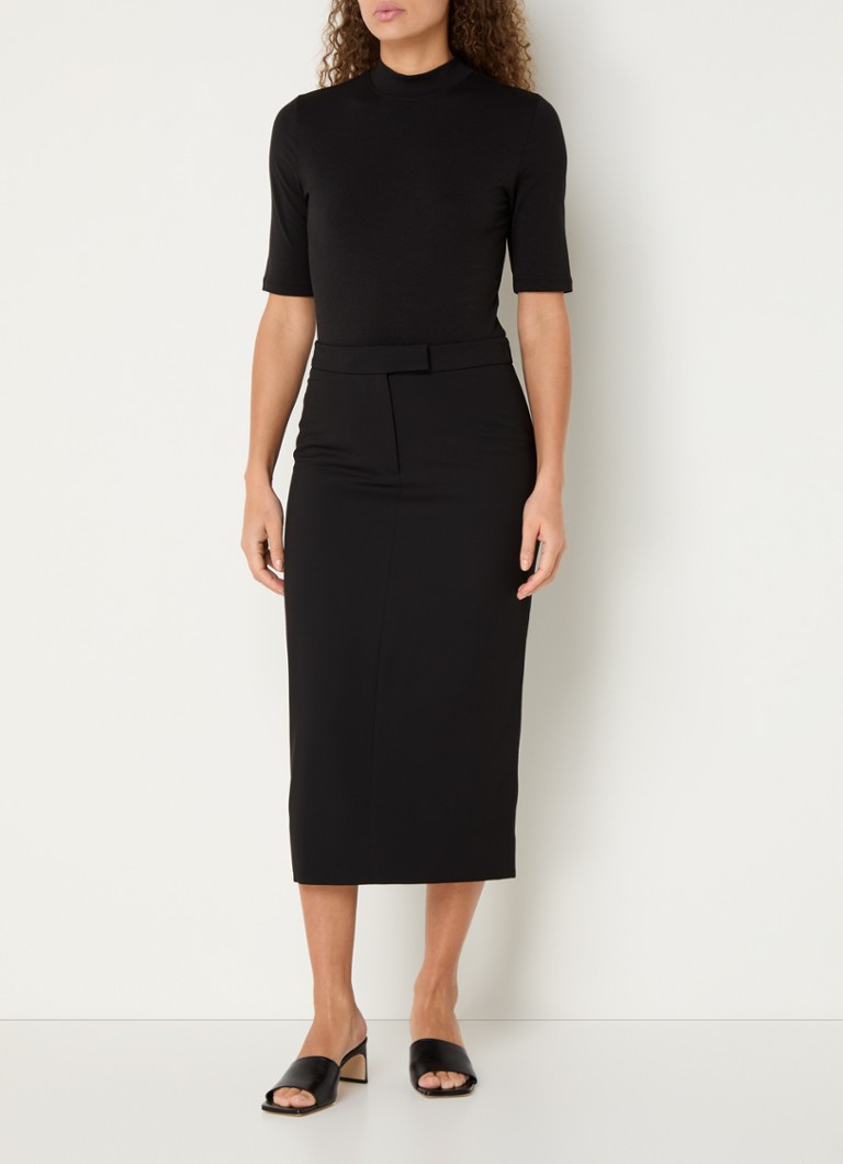 Jupe crayon midi Calvin Klein fendue
