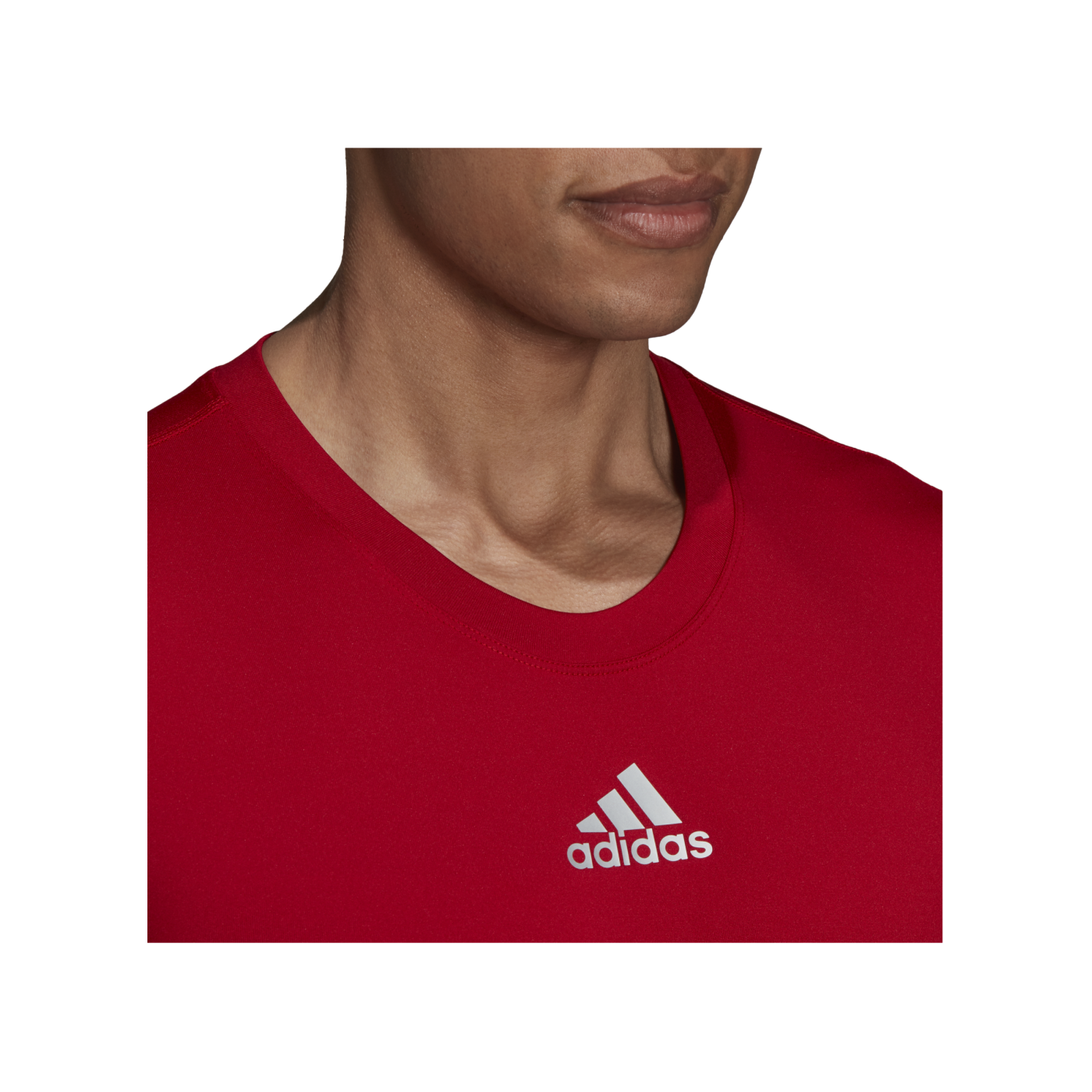 adidas TechFit Warm Longsleeve Rot