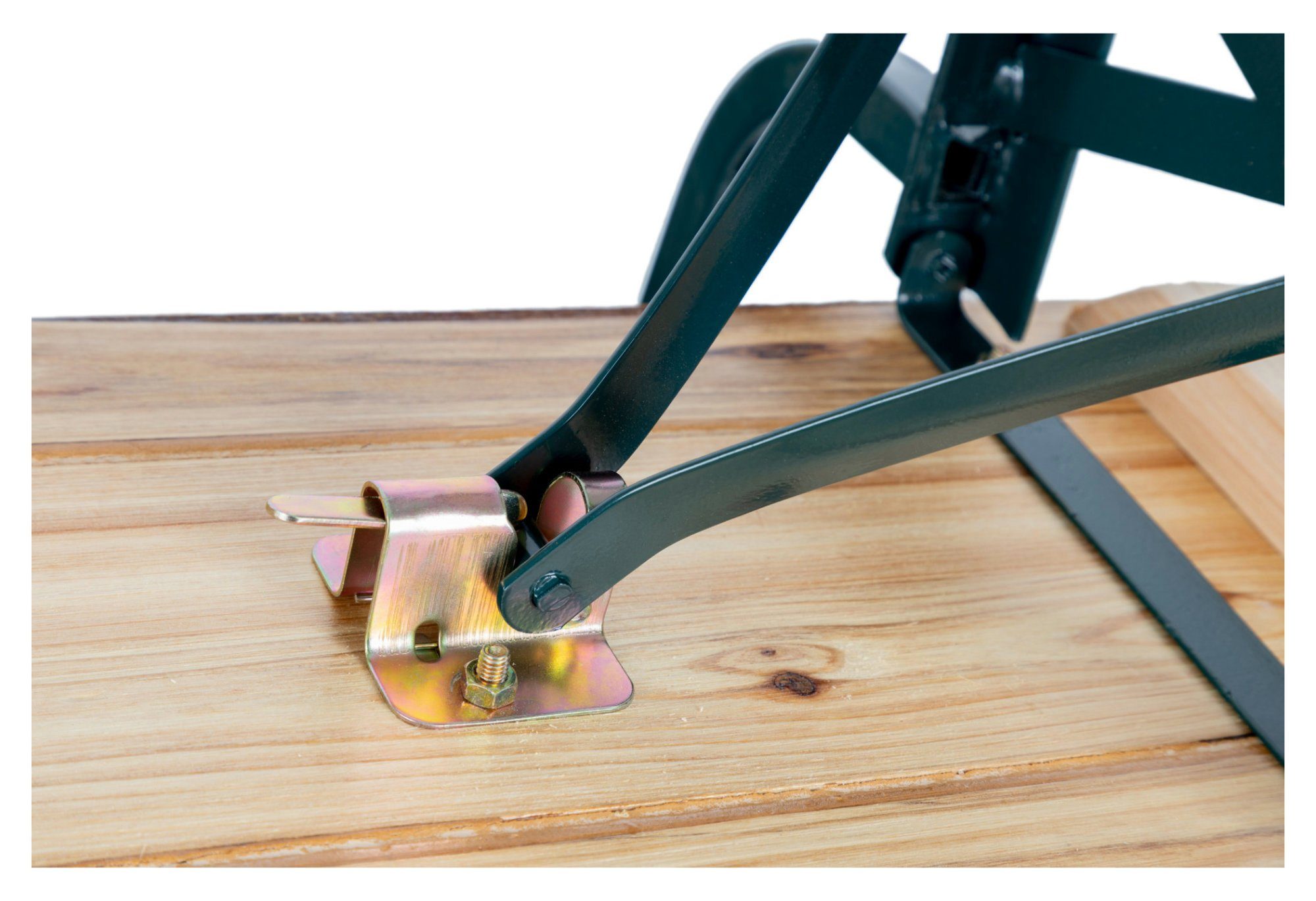 Stagecaptain Bierzeltgarnitur Hirschgarten BB-119 Sitzgarnitur mit Lehne 119 cm Länge, (3-tlg., 2 x Bank, 1 x Tisch), Mit aufsteckbarer Rückenlehne