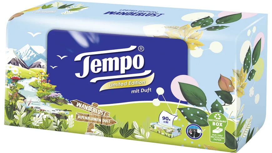 Tempo Taschentücher Duftedition Box
