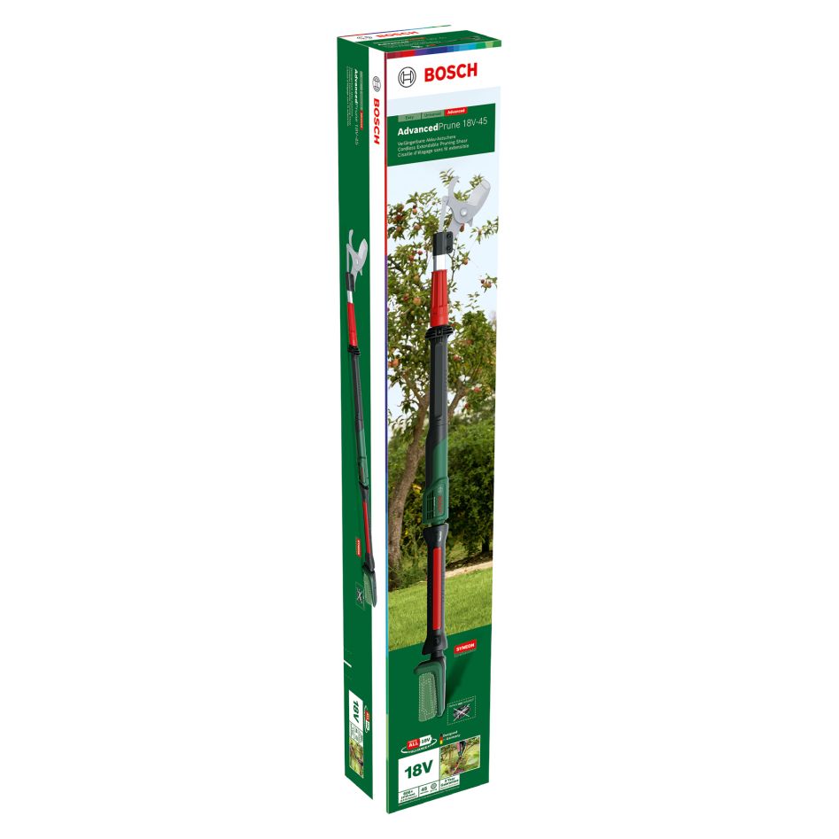 Akumulátorové nůžky na větve Bosch Green 06008C5001 AdvancedPrune 18V-45 bez baterie a nabíječky v krabici