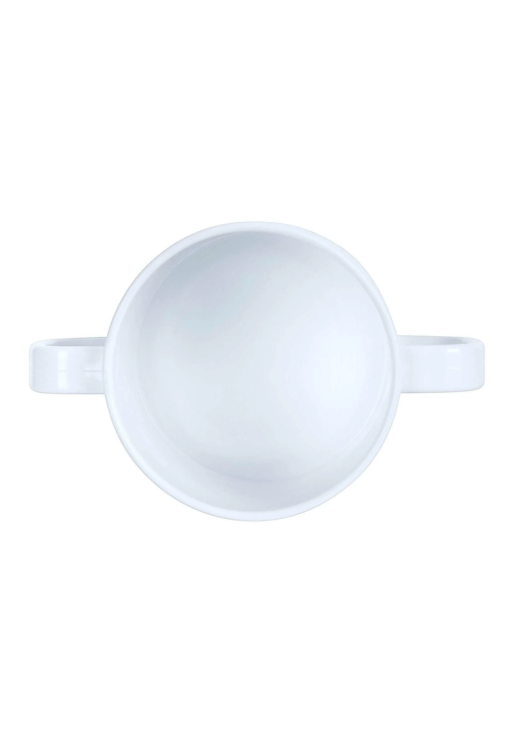 Henkeltasse Esel Emmily mit Trinkaufsatz, Hellrot
