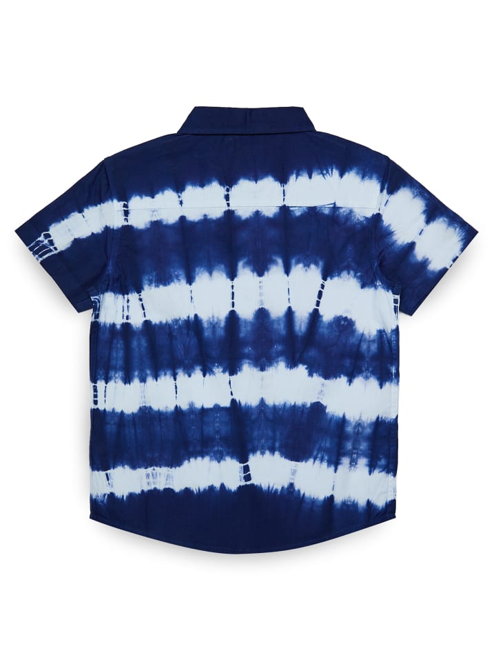 Threadboys Hemd Tie Dye Woven Shirt Jesy in blue günstig kaufen 9-10 Jahre