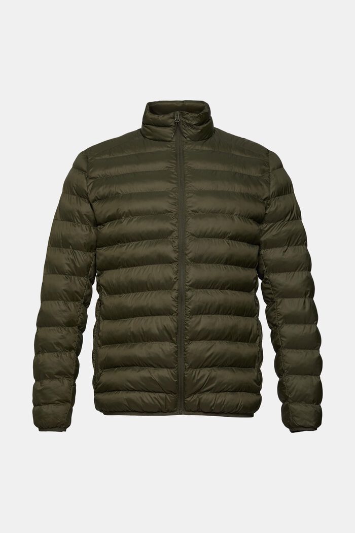 Steppjacke mit hohem Kragen