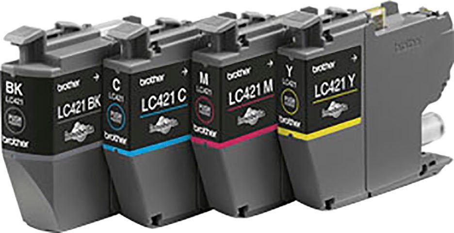 Brother LC421VALDR Tintenpatrone (Packung, 4-tlg)