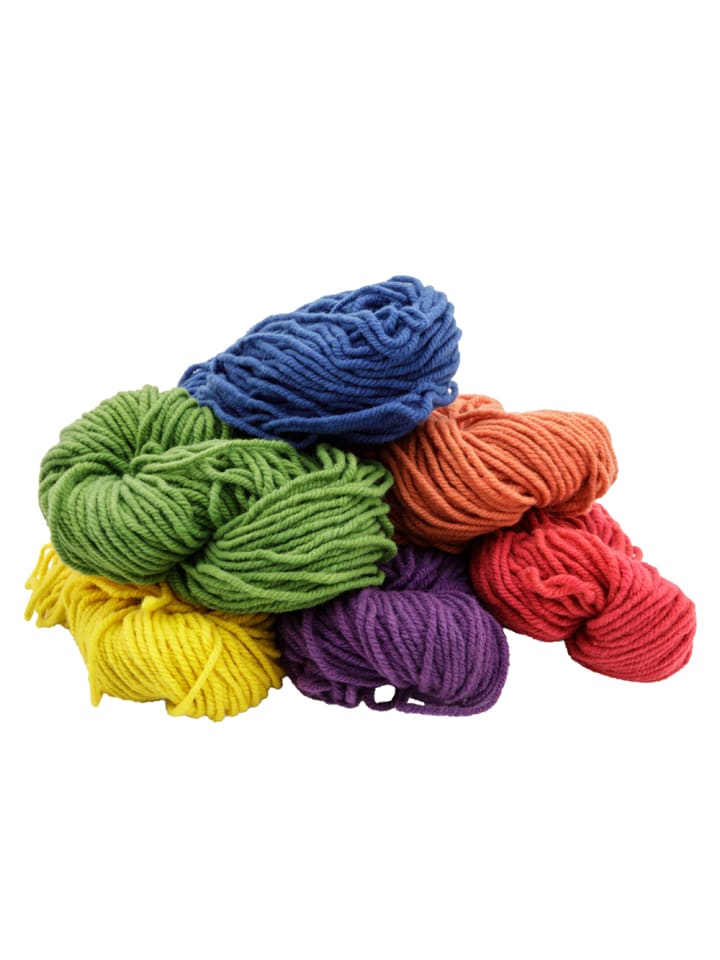 Wollmanufaktur Filges Strickwolle in kräftigen Farben 6x50g in bunt günstig kaufen onesize