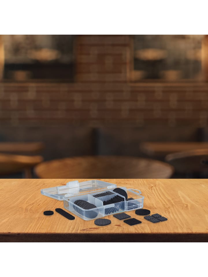 relaxdays 136 x Möbelgleiter in Schwarz günstig kaufen onesize