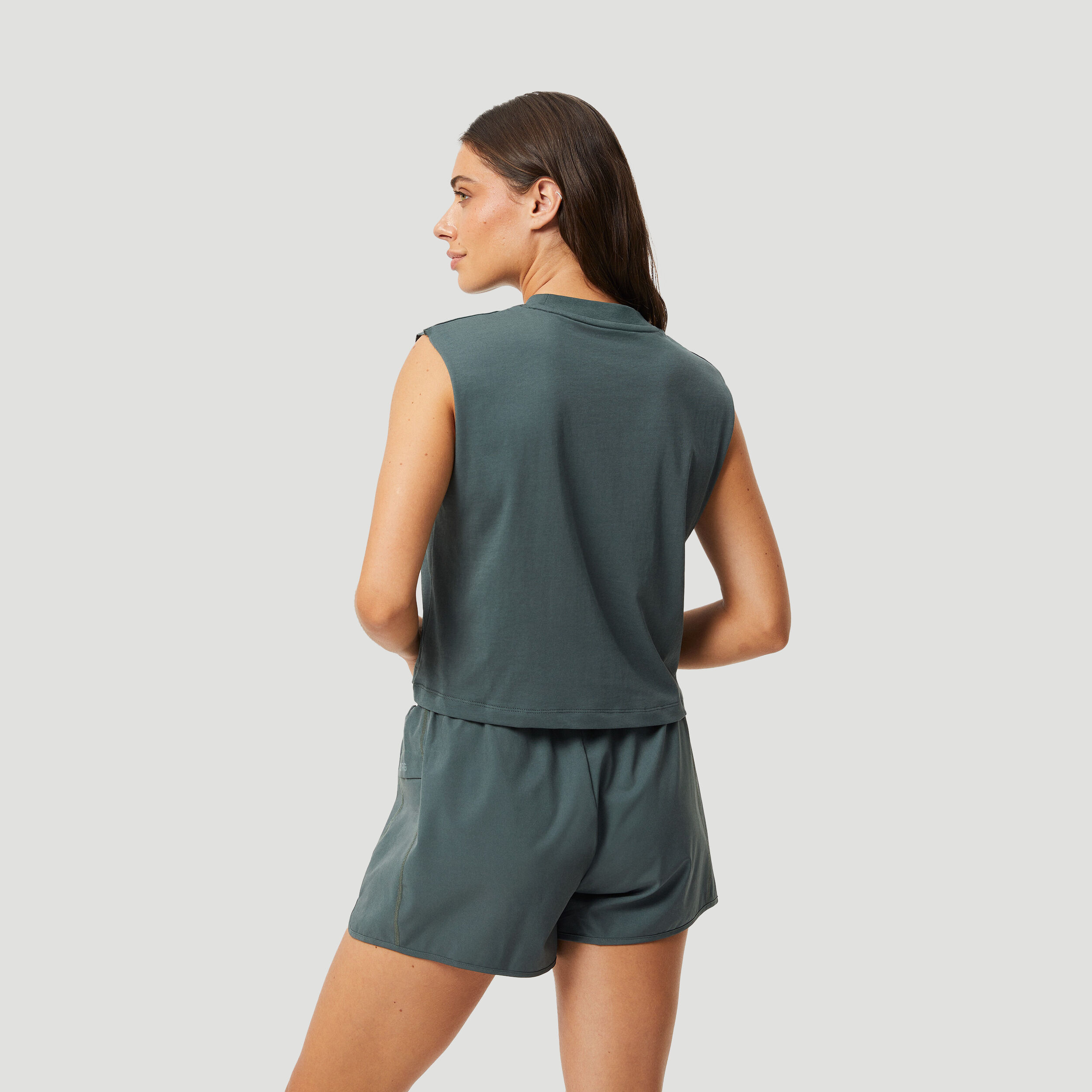 Training Tank-Top Damen - Dunkelgrün